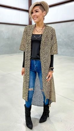 The ZigZag Stripe Gold Positively Perfect Cardigan OUTERWEAR