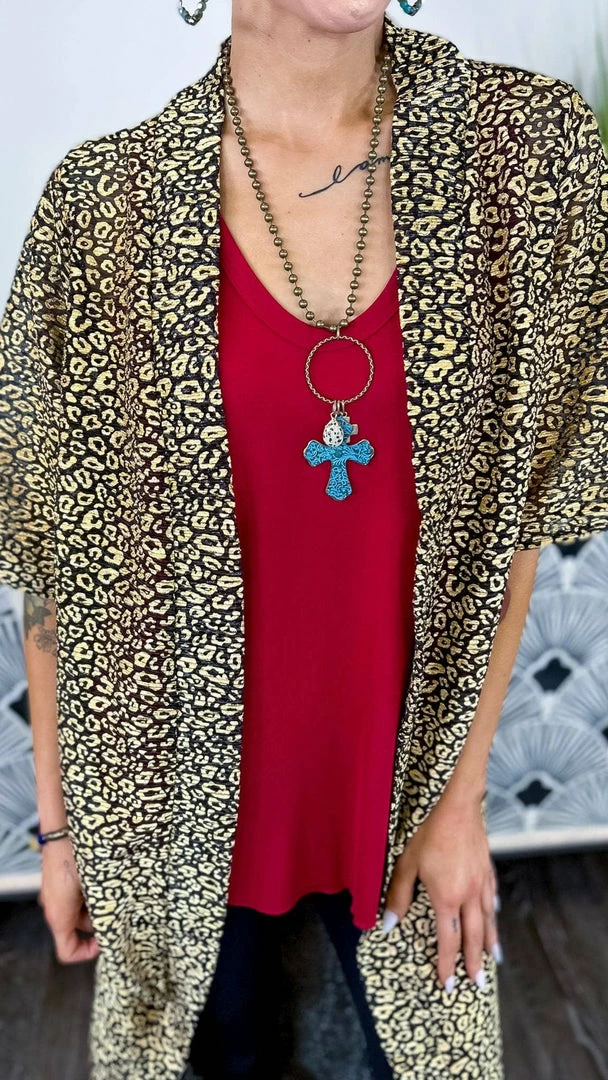 The ZigZag Stripe Gold Positively Perfect Cardigan OUTERWEAR