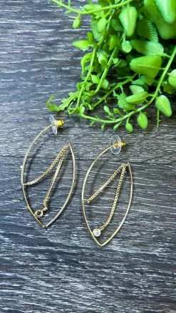 My Girl In LA Gold Rebecca Earrings ACCESSORIES