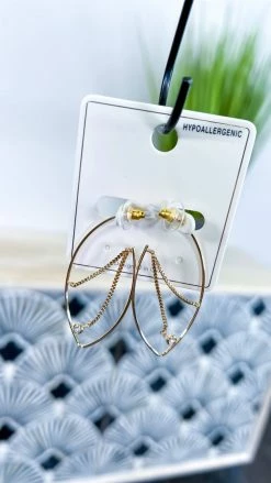 My Girl In LA Gold Rebecca Earrings ACCESSORIES