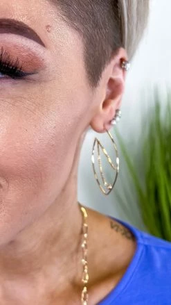 My Girl In LA Gold Rebecca Earrings ACCESSORIES