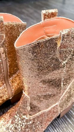 Miami Shoe SHOES Gold West Party Boots