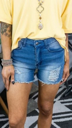 Crazy Train Gone Junkin' Denim Shorts