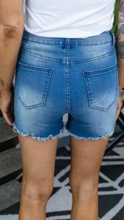 Crazy Train Gone Junkin' Denim Shorts