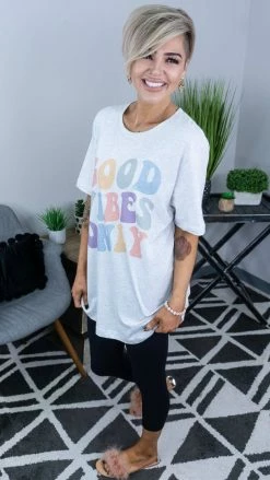 Golden Rose Co Good Vibes Only Tee GRAPHIC TEES