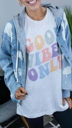 Golden Rose Co Good Vibes Only Tee GRAPHIC TEES