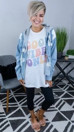 Golden Rose Co Good Vibes Only Tee GRAPHIC TEES