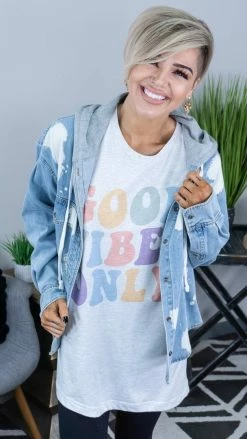 Golden Rose Co Good Vibes Only Tee GRAPHIC TEES