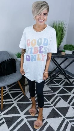 Golden Rose Co Good Vibes Only Tee GRAPHIC TEES