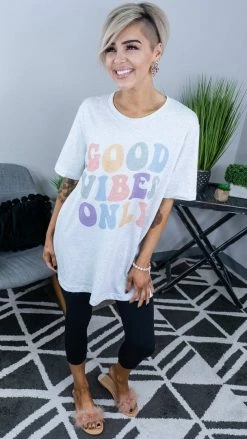Golden Rose Co Good Vibes Only Tee GRAPHIC TEES