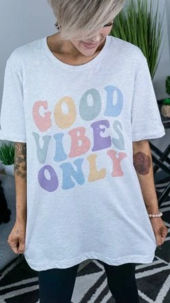 Golden Rose Co Good Vibes Only Tee GRAPHIC TEES