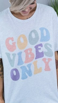 Golden Rose Co Good Vibes Only Tee GRAPHIC TEES