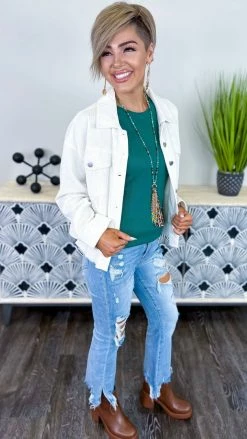 The ZigZag Stripe Green Brag About You Tank