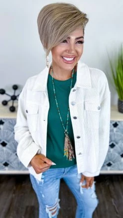 The ZigZag Stripe Green Brag About You Tank