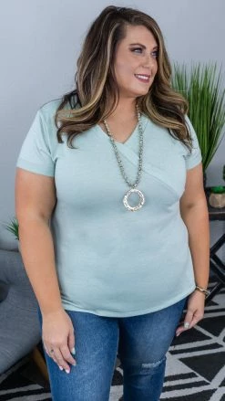 The ZigZag Stripe Green Changing Rules Top [NO RETURNS] TOPS & TUNICS