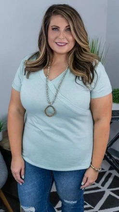 The ZigZag Stripe Green Changing Rules Top [NO RETURNS] TOPS & TUNICS