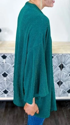 The ZigZag Stripe OUTERWEAR Green Chime In Cardigan