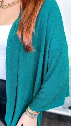 The ZigZag Stripe OUTERWEAR Green Chime In Cardigan