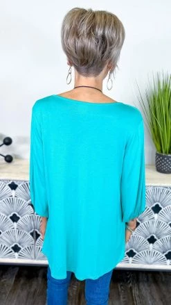 The ZigZag Stripe Green City Drives Top TOPS & TUNICS