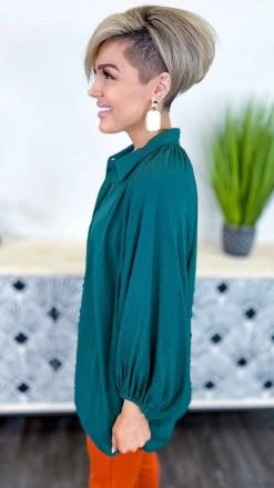The ZigZag Stripe Green Closet Staple Top