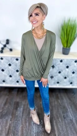 The ZigZag Stripe Green Divine Life Top [NO RETURNS]