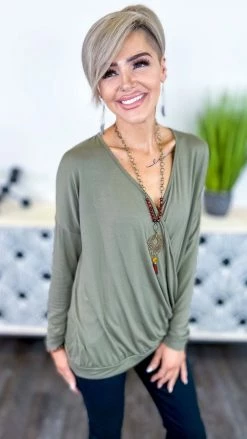 The ZigZag Stripe Green Divine Life Top [NO RETURNS]