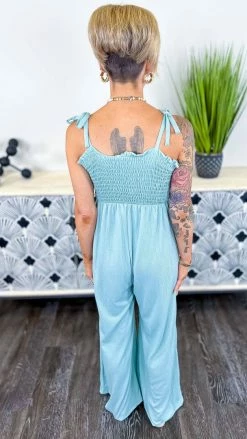 The ZigZag Stripe Green Extra Dose Jumpsuit JUMPSUITS & ROMPERS