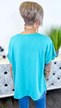 The ZigZag Stripe Green Flirtatious Friendship Top [NO RETURNS] TOPS & TUNICS