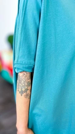 The ZigZag Stripe TOPS & TUNICS Green Home For Now Top