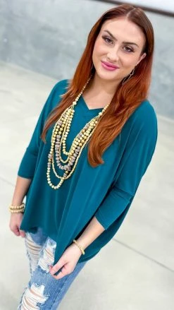 The ZigZag Stripe TOPS & TUNICS Green Indulge In Me Top