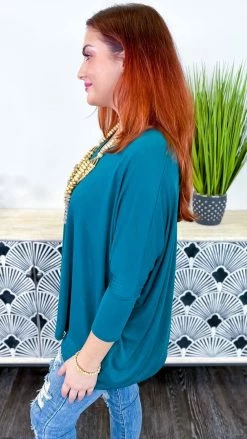 The ZigZag Stripe TOPS & TUNICS Green Indulge In Me Top