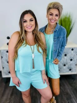 The ZigZag Stripe Green Natural Comfort Romper [NO RETURNS]