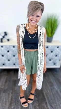 The ZigZag Stripe Green Rooftop Lunch Shorts [NO RETURNS]