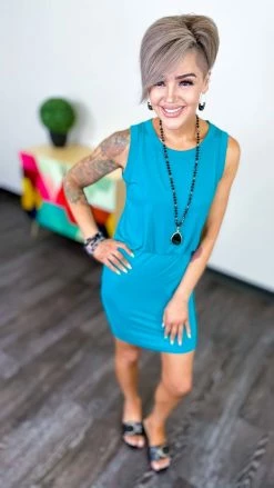 The ZigZag Stripe Green Start Again Dress [NO RETURNS] DRESSES