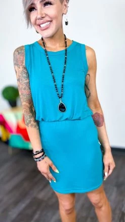 The ZigZag Stripe Green Start Again Dress [NO RETURNS] DRESSES