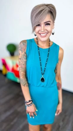 The ZigZag Stripe Green Start Again Dress [NO RETURNS] DRESSES