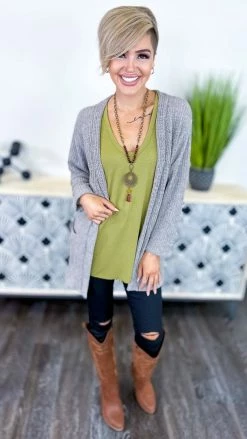 The ZigZag Stripe Green Stellar Time Tank