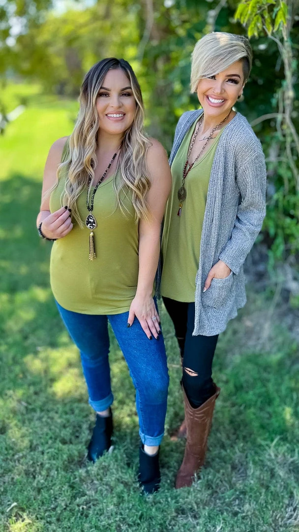 The ZigZag Stripe Green Stellar Time Tank