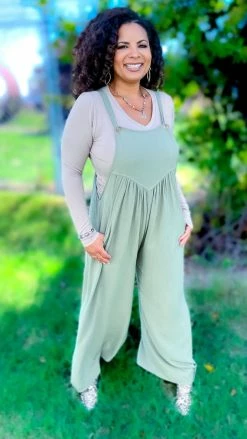 The ZigZag Stripe Green Trip To Tahoe Jumpsuit