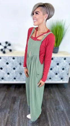 The ZigZag Stripe Green Trip To Tahoe Jumpsuit