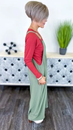 The ZigZag Stripe Green Trip To Tahoe Jumpsuit