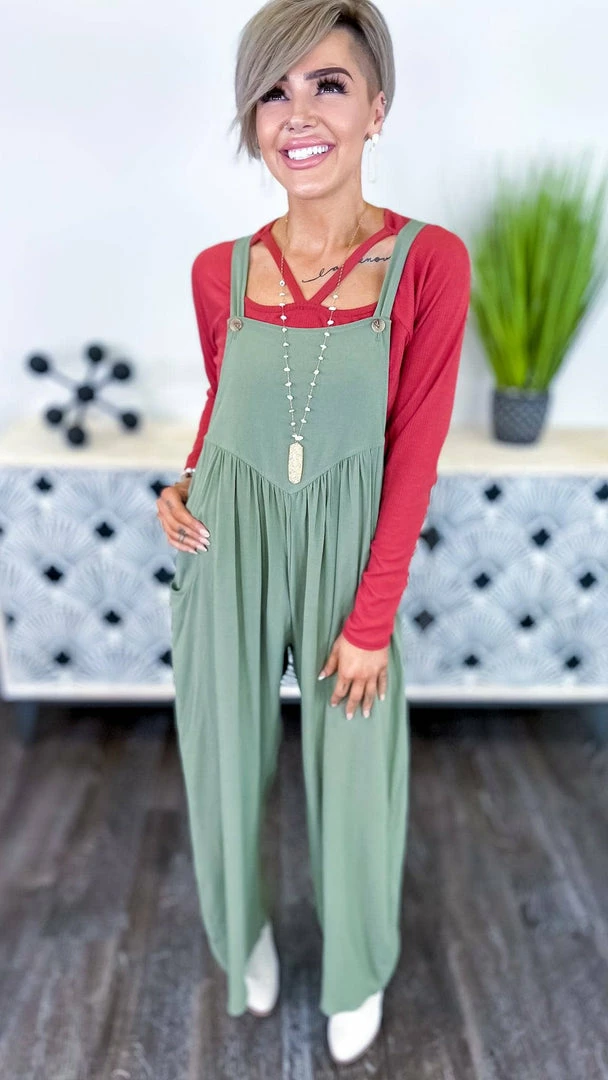 The ZigZag Stripe Green Trip To Tahoe Jumpsuit