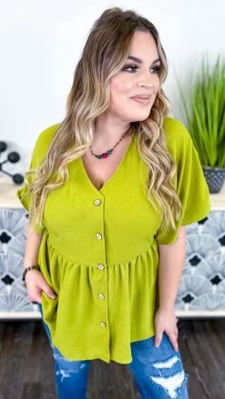 The ZigZag Stripe TOPS & TUNICS Green Trip To Venice Top