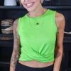 Zenana TOPS & TUNICS Green Twisted Feelings Tank [NO RETURNS]