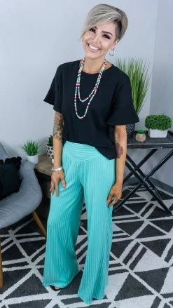 The ZigZag Stripe Green Vividly Dreaming Pants [NO RETURNS]