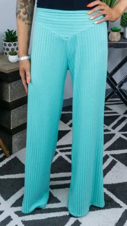 The ZigZag Stripe Green Vividly Dreaming Pants [NO RETURNS]