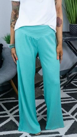 The ZigZag Stripe Green Vividly Dreaming Pants [NO RETURNS]