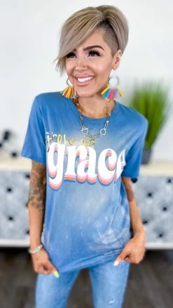 Pink Armadillos Grow In Grace Tee GRAPHIC TEES