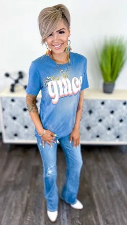 Pink Armadillos Grow In Grace Tee GRAPHIC TEES