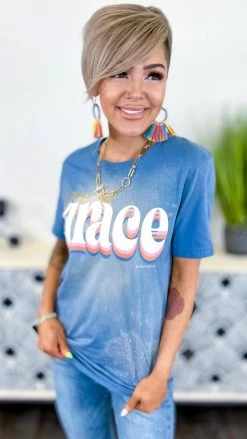 Pink Armadillos Grow In Grace Tee GRAPHIC TEES